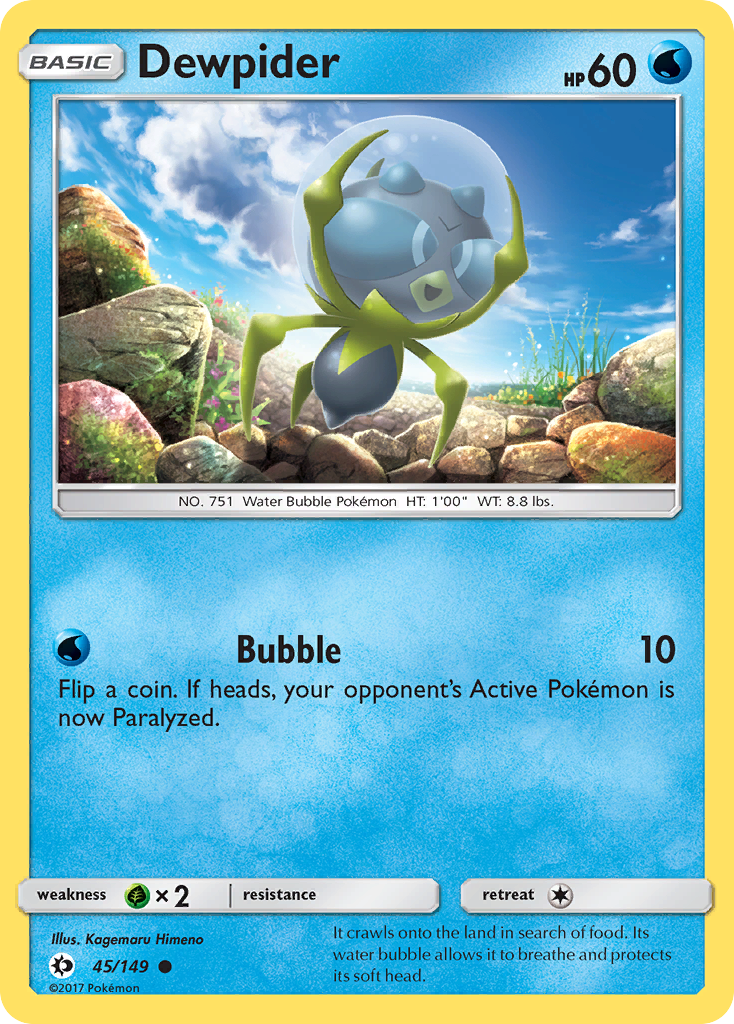 Dewpider (45/149) [Sun & Moon: Base Set] | Good Games North