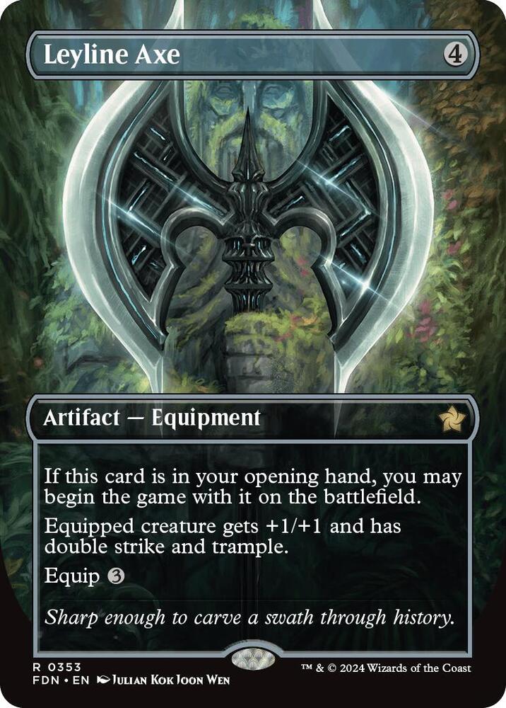 Leyline Axe 353/291 (Foundations)  - Borderless | Good Games North