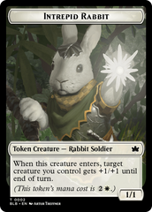 Bat // Intrepid Rabbit Double-Sided Token [Bloomburrow Tokens] | Good Games North