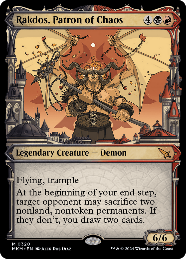 Rakdos, Patron of Chaos (Showcase) (0320) [Murders at Karlov Manor] | Good Games North