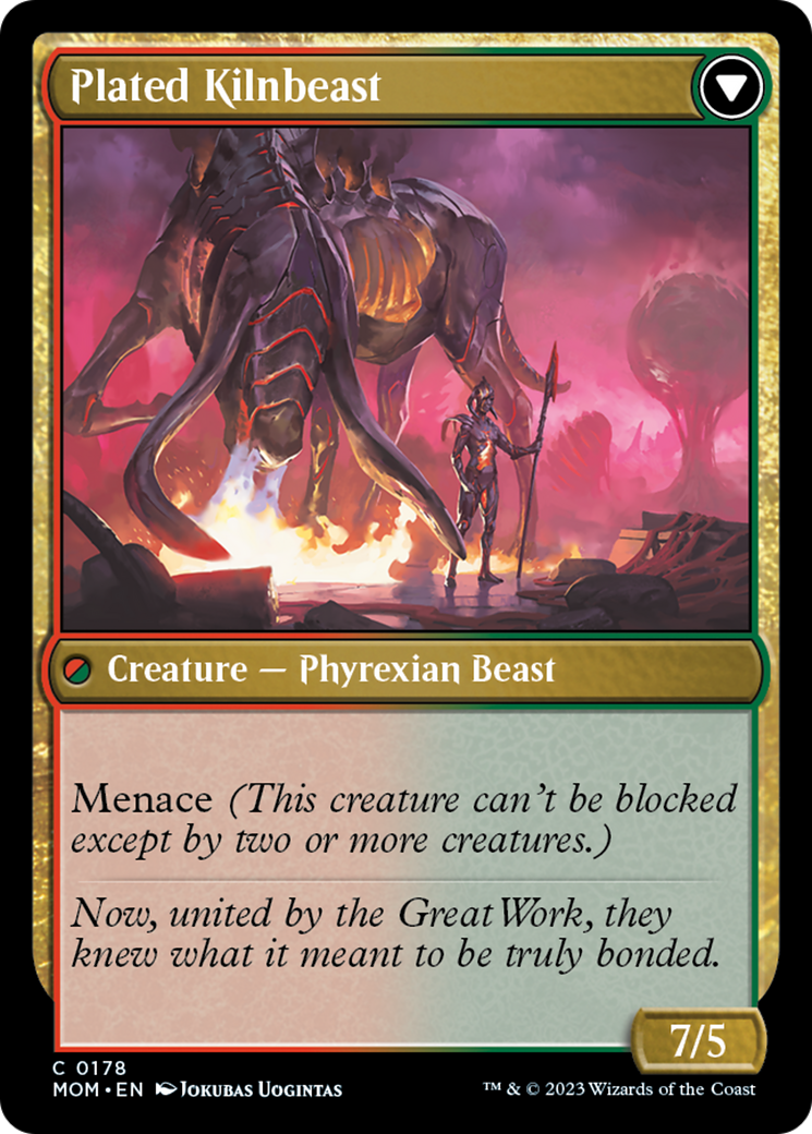 Bonded Herdbeast // Plated Kilnbeast [March of the Machine] | Good Games North