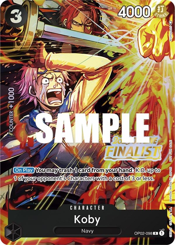 Koby (Offline Regional 2023) [Finalist] [One Piece Promotion Cards] | Good Games North