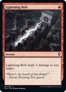 Lightning Bolt (Commander Legends: Battle for Baldur's Gate)  - undefined | Good Games North