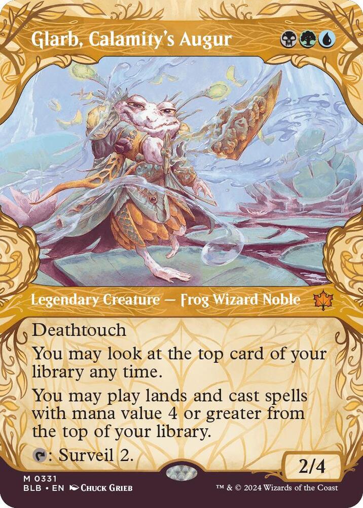 Glarb Calamitys Augur Showcase 331 (Bloomburrow)  - Foil | Good Games North
