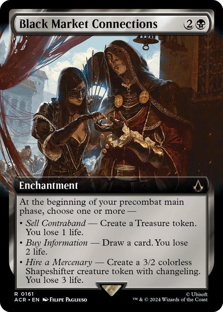 Black Market Connections 161/110 (Universes Beyond: Assassin's Creed)  - Extended Art | Good Games North