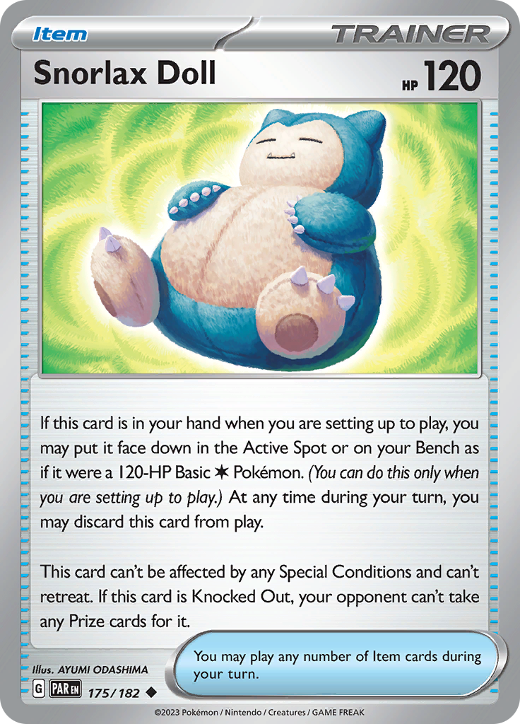 Snorlax Doll (175/182) [Scarlet & Violet: Paradox Rift] | Good Games North
