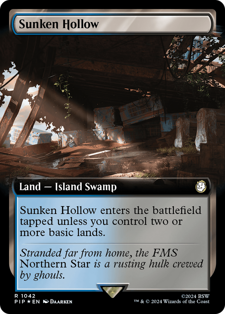 Sunken Hollow (Extended Art) (Surge Foil) [Fallout] | Good Games North