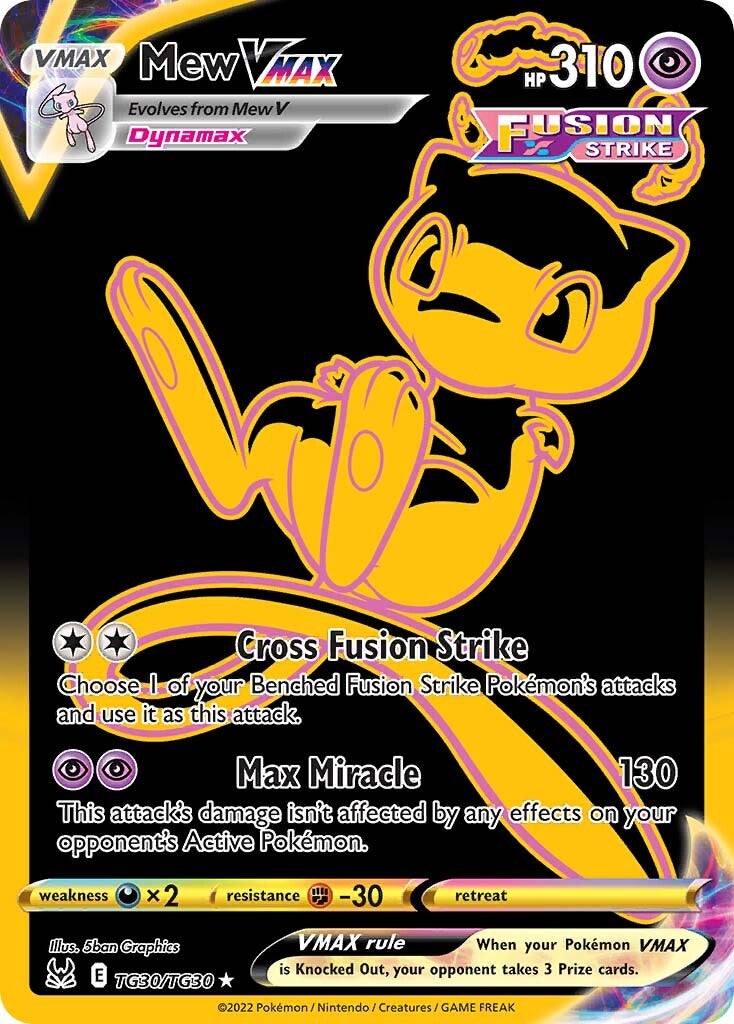 Mew VMAX (TG30/TG30) [Sword & Shield: Lost Origin] | Good Games North