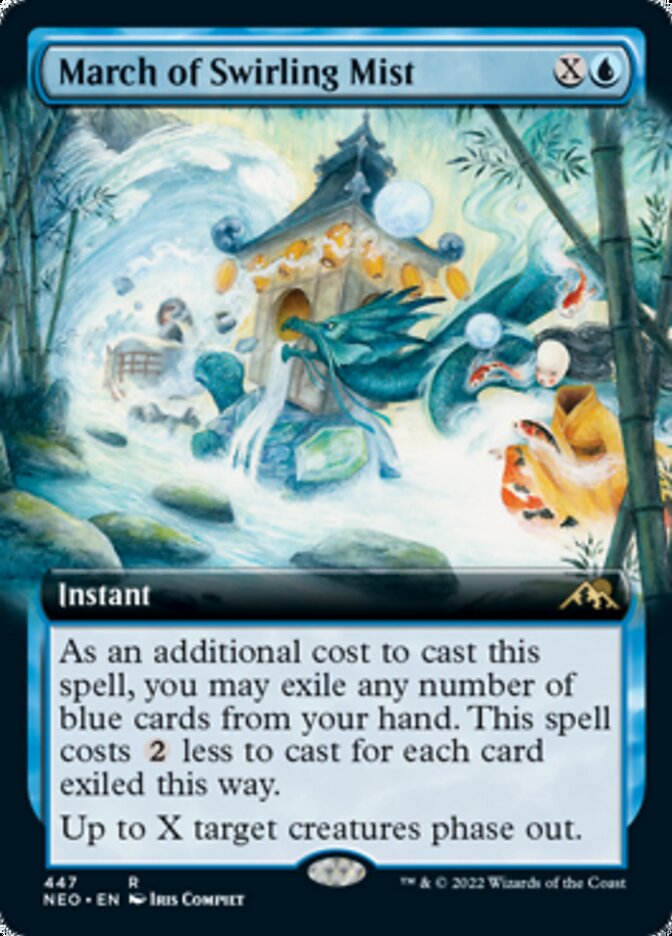 March of Swirling Mist (Extended Art) [Kamigawa: Neon Dynasty] | Good Games North