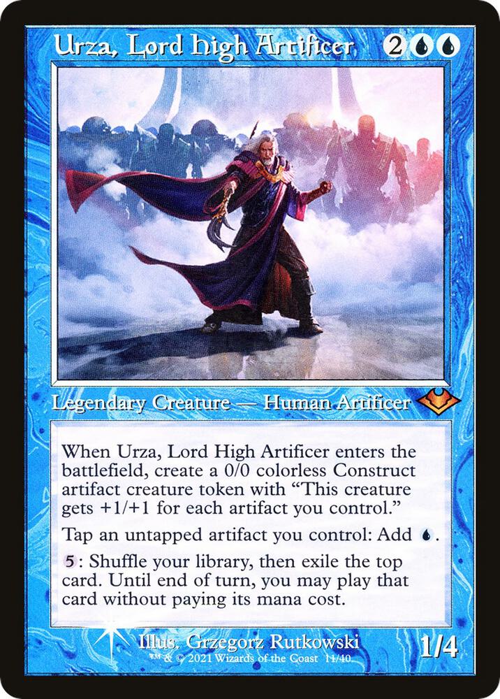 Urza Lord High Artificer Retro Frame (Modern Horizons)  - Foil | Good Games North