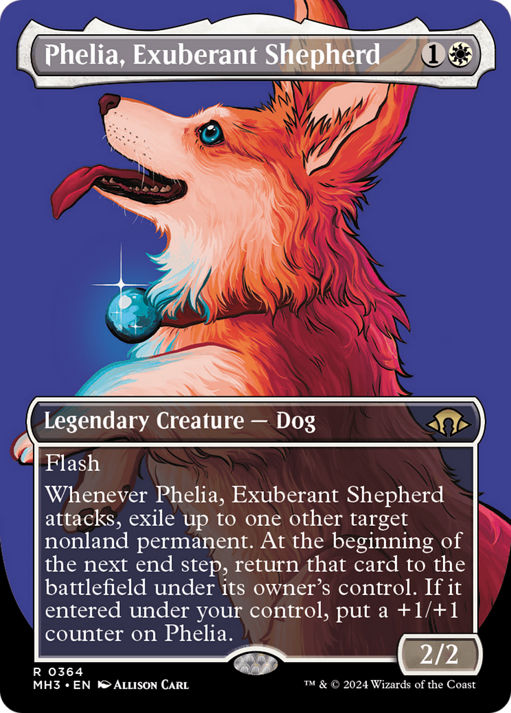 Phelia, Exuberant Shepherd (Borderless) [Modern Horizons 3] | Good Games North