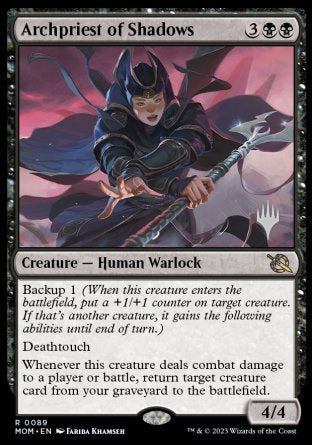 Archpriest of Shadows (Promo Pack) [March of the Machine Promos] | Good Games North