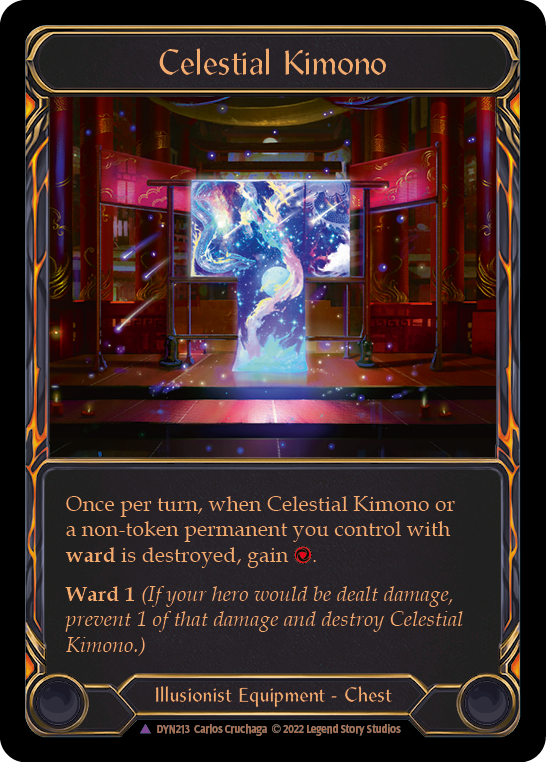 Celestial Kimono (Marvel) [DYN213] (Dynasty)  Cold Foil | Good Games North
