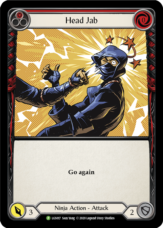 Head Jab (Red) [LGS017] (Promo)  Rainbow Foil | Good Games North