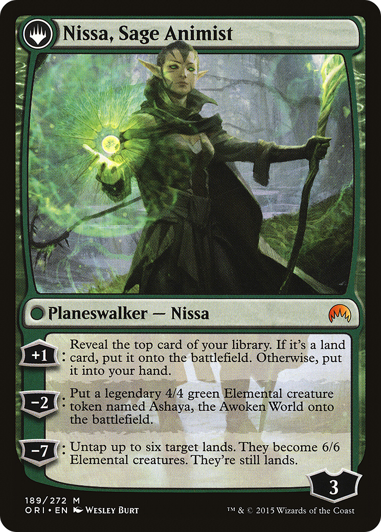 Nissa, Vastwood Seer // Nissa, Sage Animist [Secret Lair: From Cute to Brute] | Good Games North