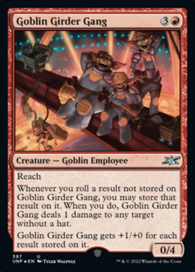 Goblin Girder Gang (Galaxy Foil) [Unfinity] | Good Games North