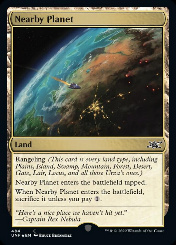 Nearby Planet (Galaxy Foil) [Unfinity] | Good Games North