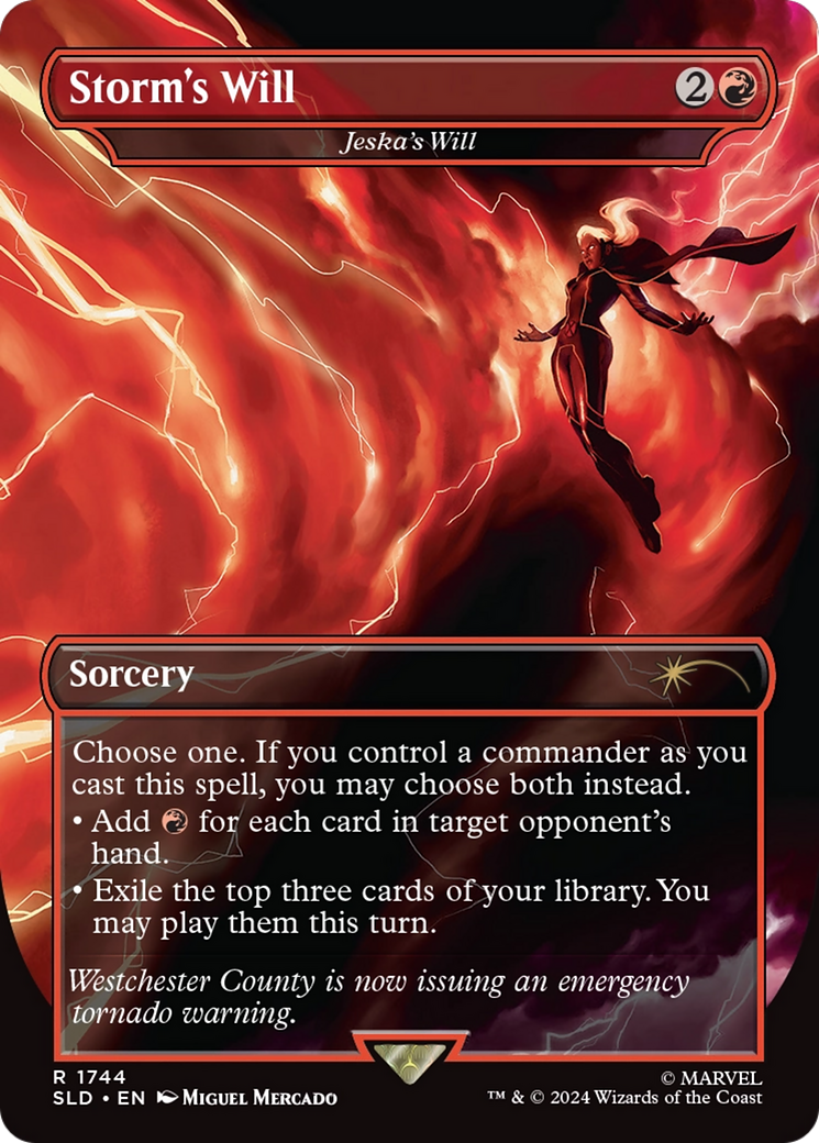 Storm's Will - Jeska's Will (Rainbow Foil) [Secret Lair Drop Series] | Good Games North