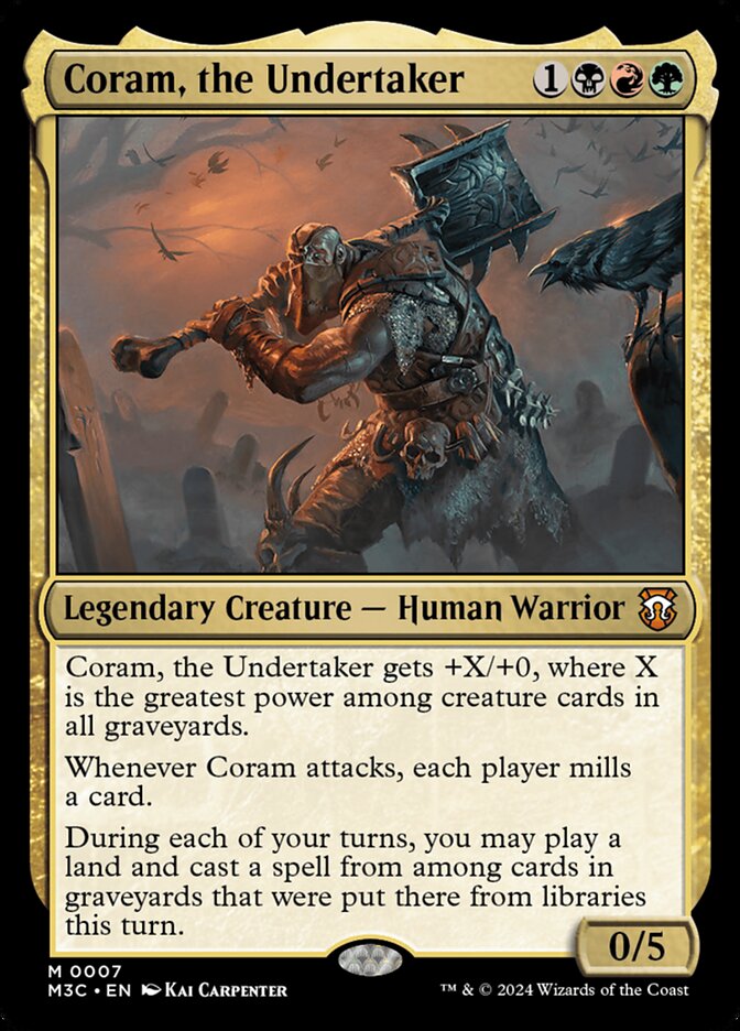 Coram, the Undertaker (Commander: Modern Horizons 3)  - Foil | Good Games North
