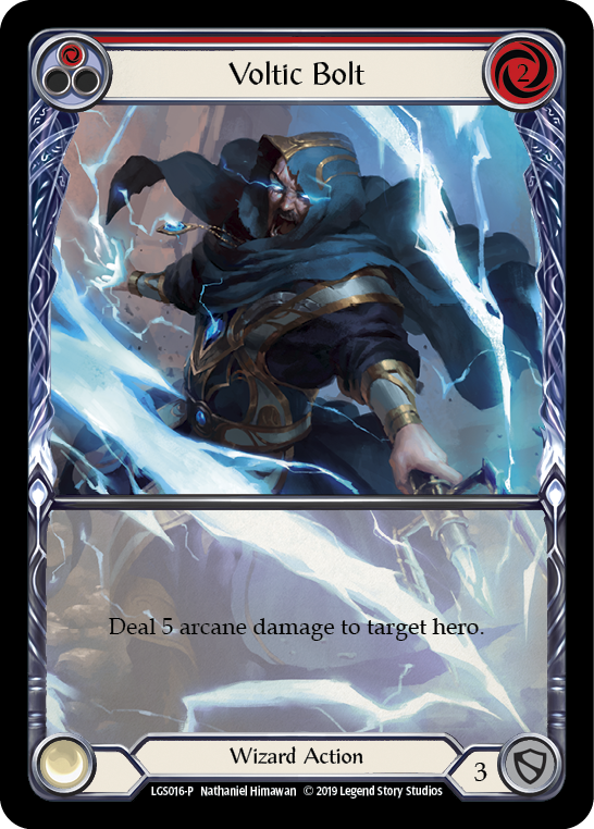 Voltic Bolt (Red) [LGS016-P] (Promo)  1st Edition Normal | Good Games North