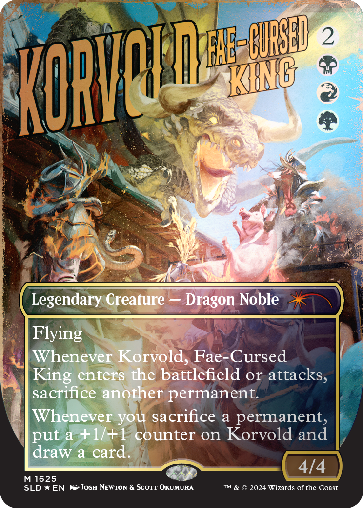 Korvold, Fae-Cursed King (Rainbow Foil) [Secret Lair Drop Series] | Good Games North