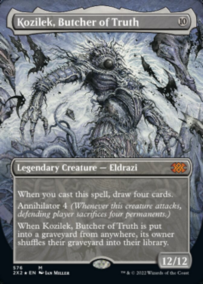 Kozilek, Butcher of Truth (Textured Foil) [Double Masters 2022] | Good Games North