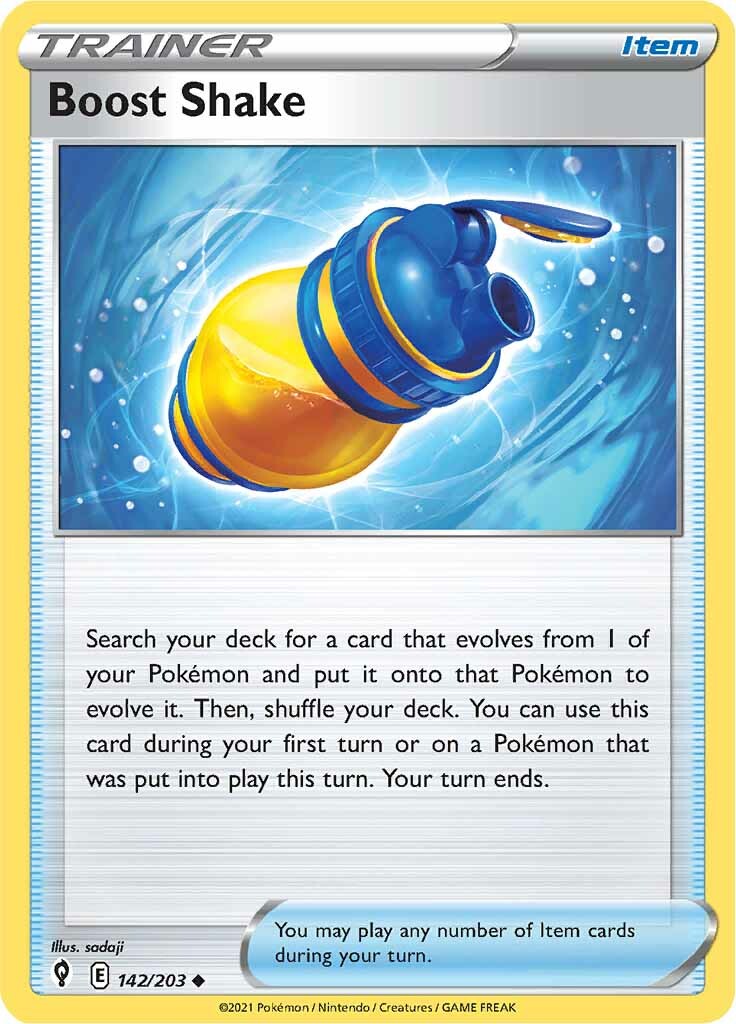 Boost Shake (142/203) [Sword & Shield: Evolving Skies] | Good Games North