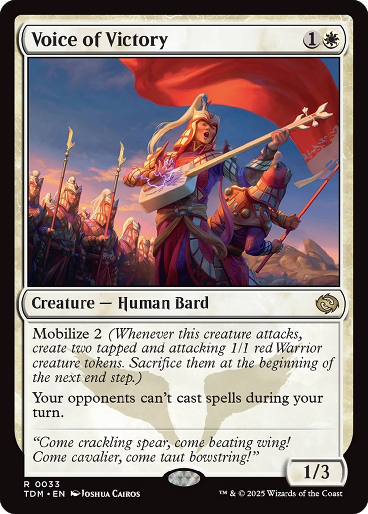 Voice of Victory [Tarkir: Dragonstorm] | Good Games North