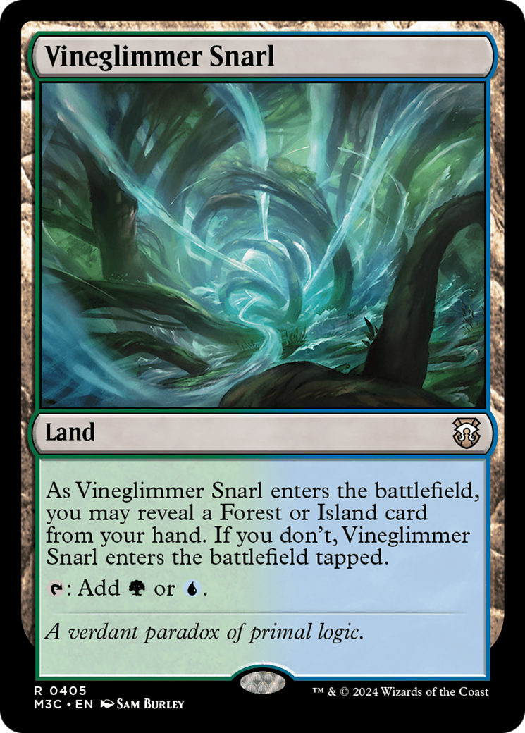Vineglimmer Snarl (Ripple Foil) [Modern Horizons 3 Commander] | Good Games North