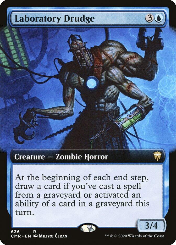Laboratory Drudge 636 (Commander Legends)  - Extended Art Foil | Good Games North