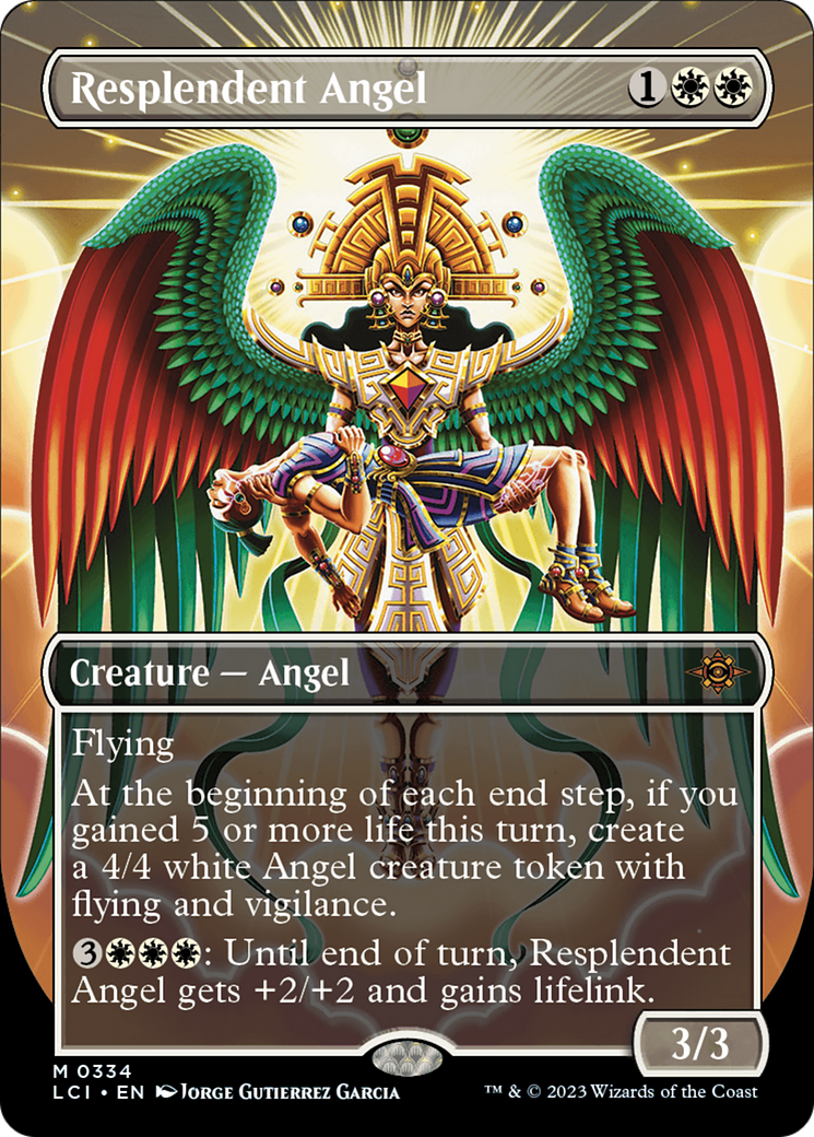 Resplendent Angel (Borderless) [The Lost Caverns of Ixalan] | Good Games North