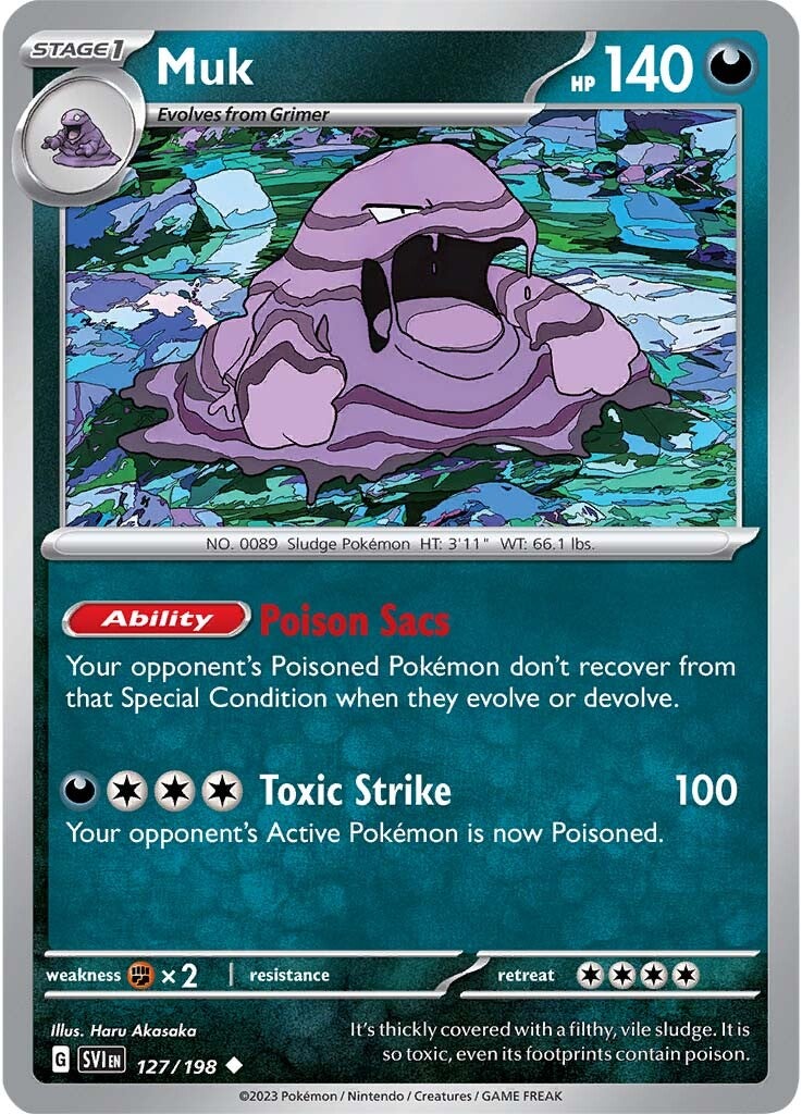 Muk (127/198) [Scarlet & Violet: Base Set] | Good Games North