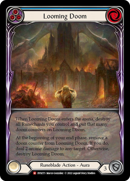 Looming Doom (Extended Art) [DYN175] (Dynasty)  Rainbow Foil | Good Games North