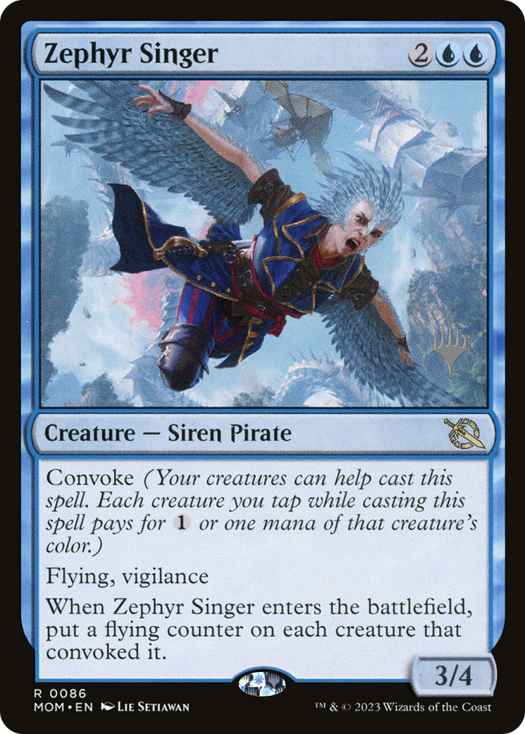 Zephyr Singer (Promo Pack) [March of the Machine Promos] | Good Games North