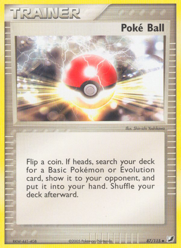 Poke Ball (87/115) [EX: Unseen Forces] | Good Games North