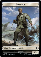 Soldier // Food (0026) Double-Sided Token [Doctor Who Tokens] | Good Games North