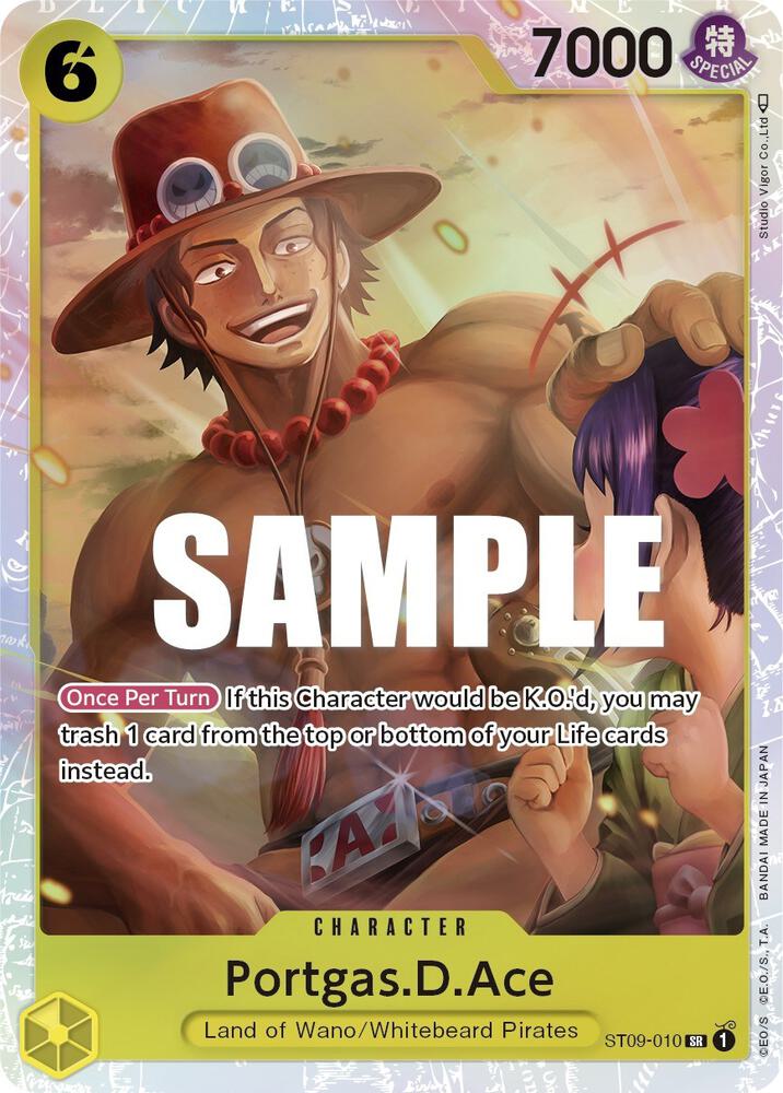 Portgas.D.Ace ST09-010 (Starter Deck 9: Yamato)  - Foil | Good Games North