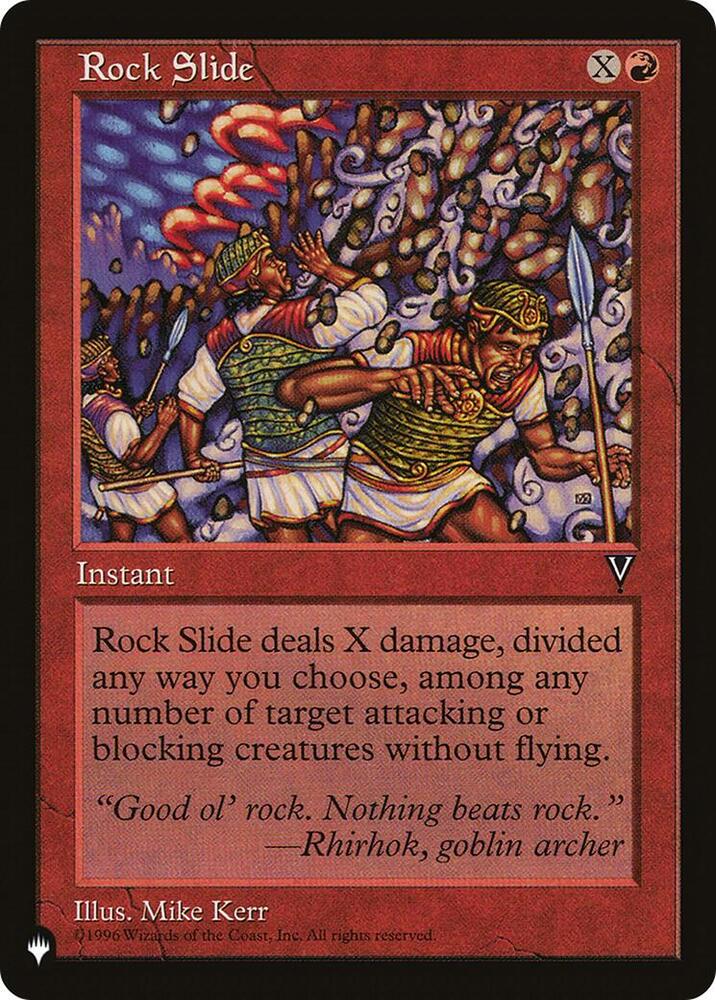 Rock Slide (The List Reprints)  | Good Games North