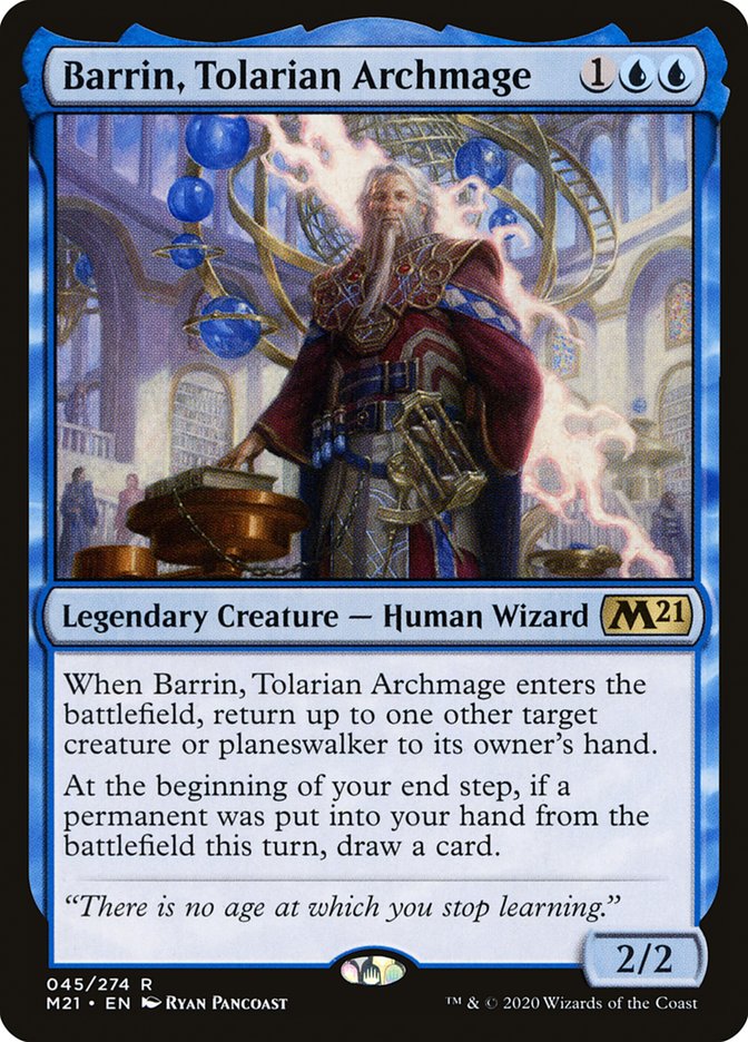Barrin, Tolarian Archmage 45 (Core Set 2021)  | Good Games North