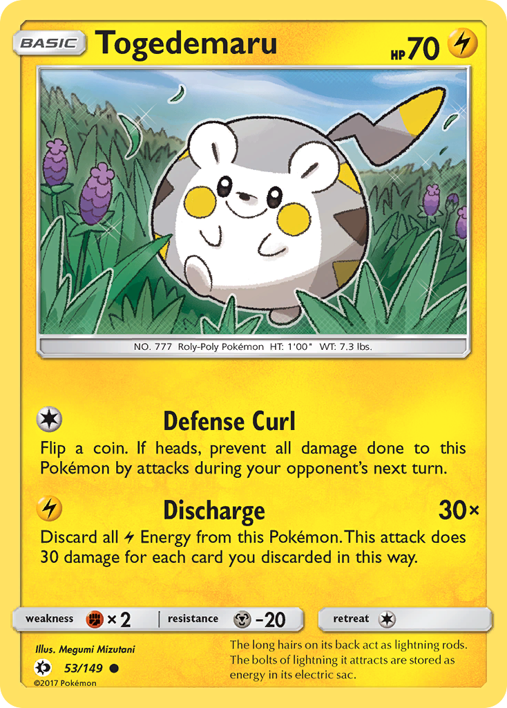 Togedemaru (53/149) [Sun & Moon: Base Set] | Good Games North