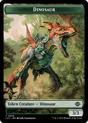 Gnome // Dinosaur (0010) Double-Sided Token [The Lost Caverns of Ixalan Tokens] | Good Games North