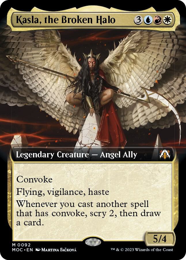 Kasla the Broken Halo Extended Art (Commander: March of the Machine)  - Foil | Good Games North