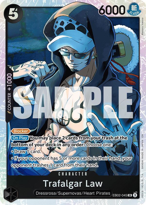 Trafalgar Law EB02-045 (Extra Booster: Anime 25th Collection)  - Foil | Good Games North