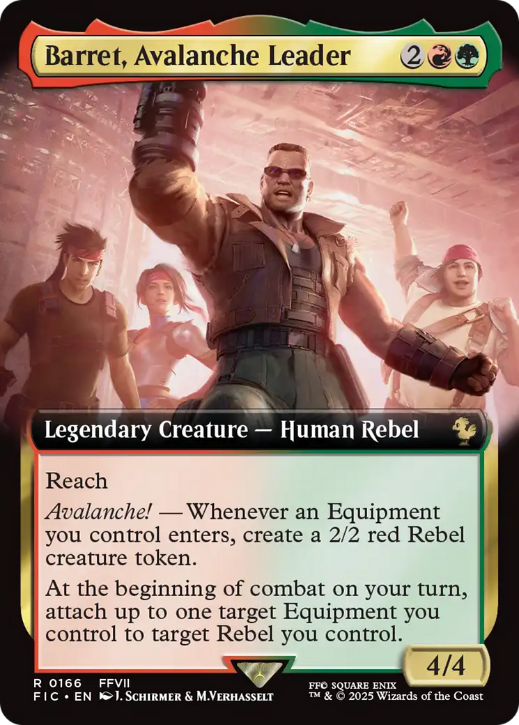 Barret, Avalanche Leader (Extended Art) [FINAL FANTASY Commander] | Good Games North