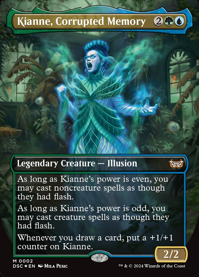 Kianne, Corrupted Memory (Commander: Duskmourn: House of Horror)  - Foil | Good Games North