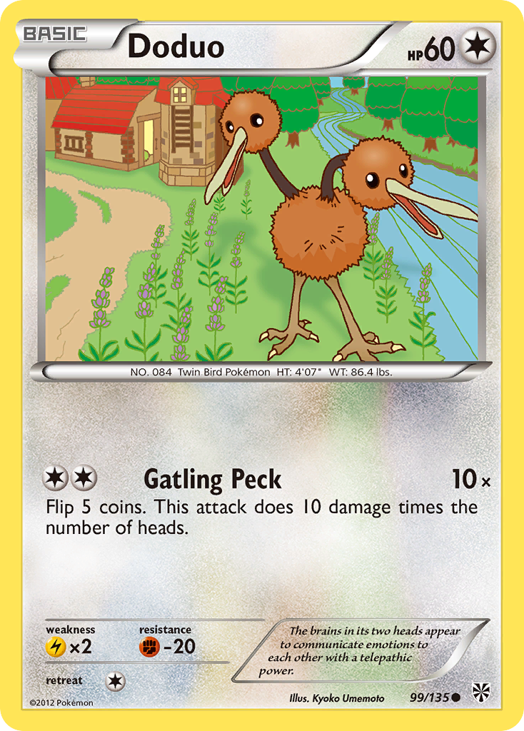 Doduo (99/135) [Black & White: Plasma Storm] | Good Games North