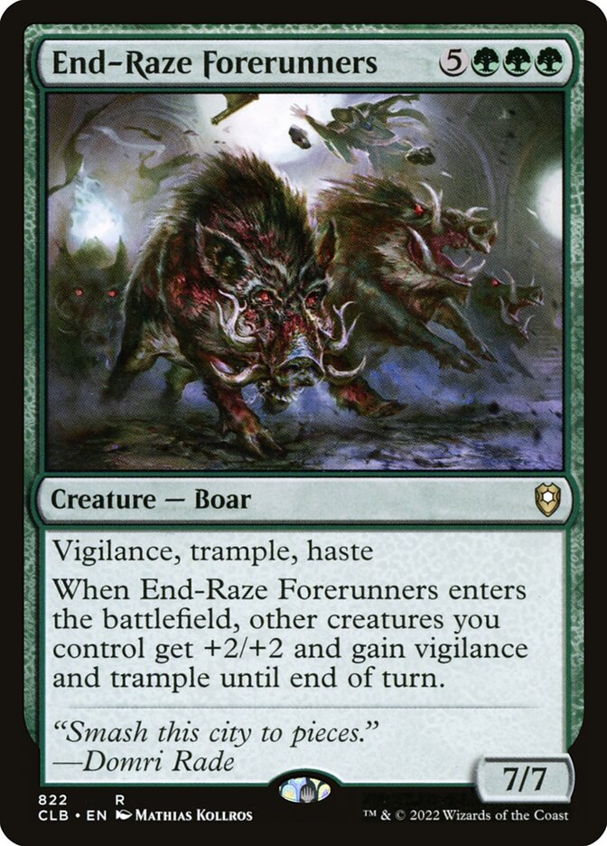 End-Raze Forerunners (Commander Legends: Battle for Baldur's Gate)  | Good Games North