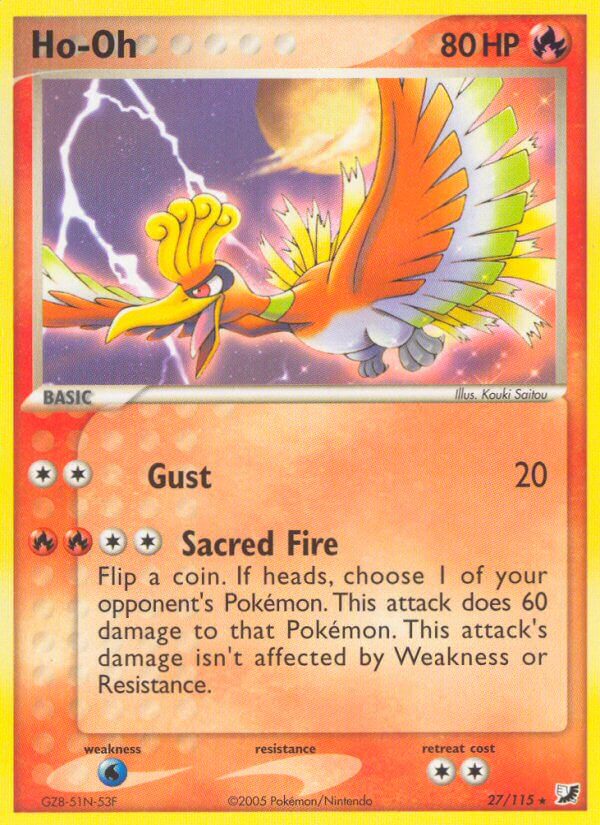 Ho Oh (27/115) (Theme Deck Exclusive) [EX: Unseen Forces] | Good Games North