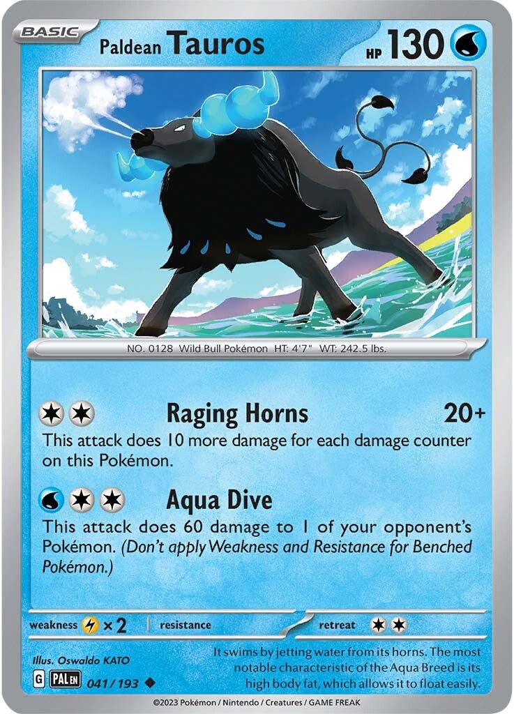 Paldean Tauros (041/193) [Scarlet & Violet: Paldea Evolved] | Good Games North