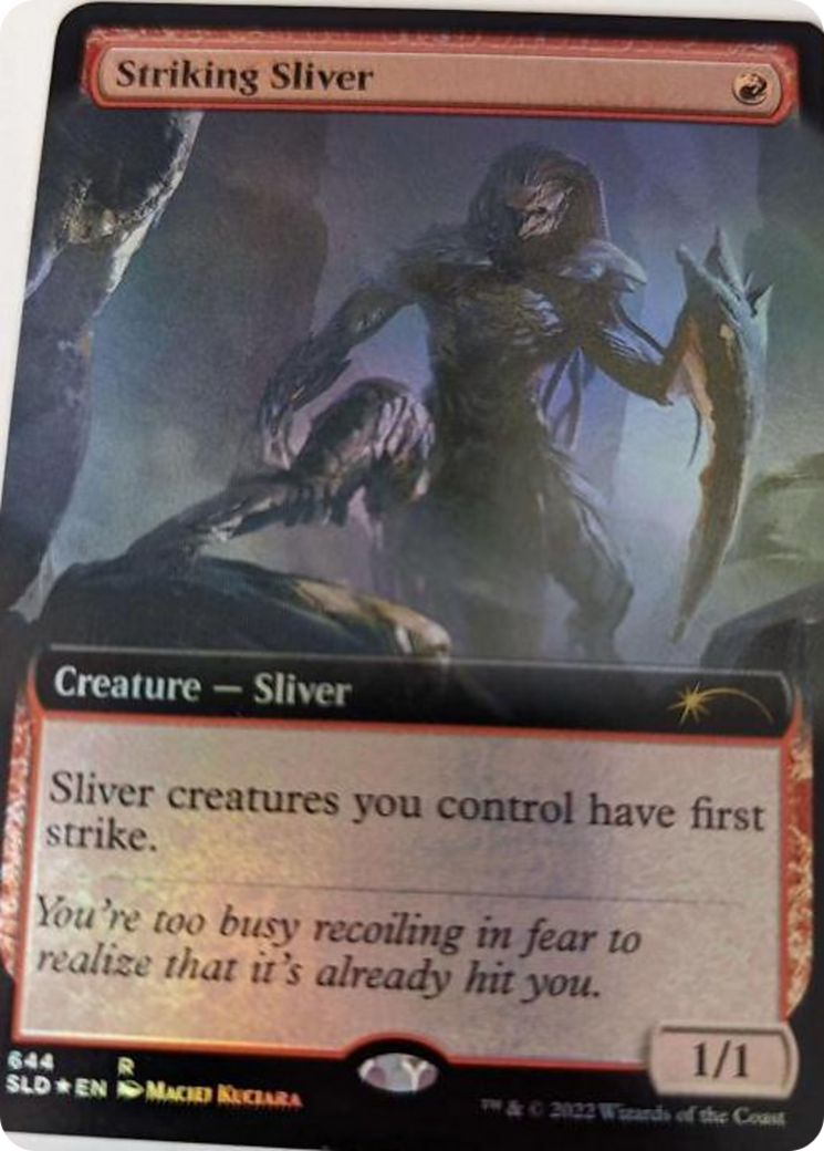 Striking Sliver (Extended Art) [Secret Lair Drop Series] | Good Games North